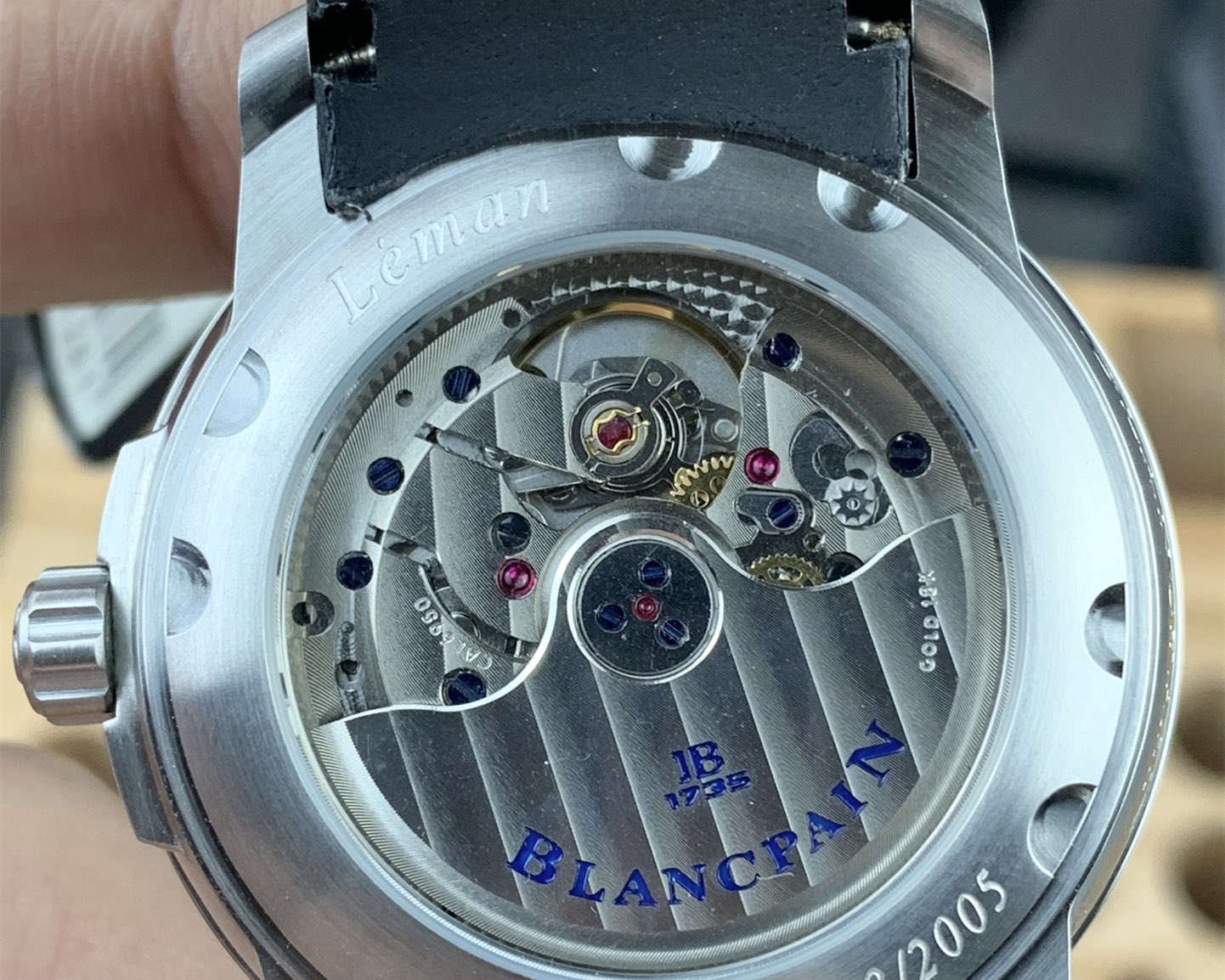 Blancpain Leman Big Date Replica 2850B-1130-64B – 6950 Automatic Movement