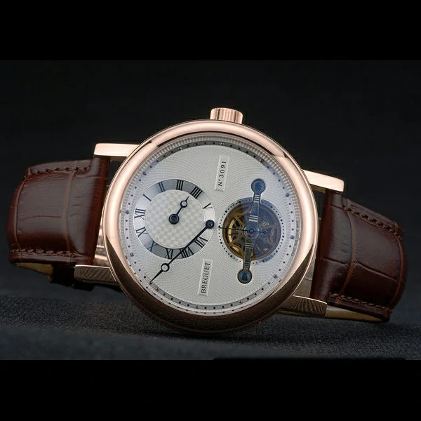 Breguet Classique Complications Rose Gold Case Brown Leather Strap new59061