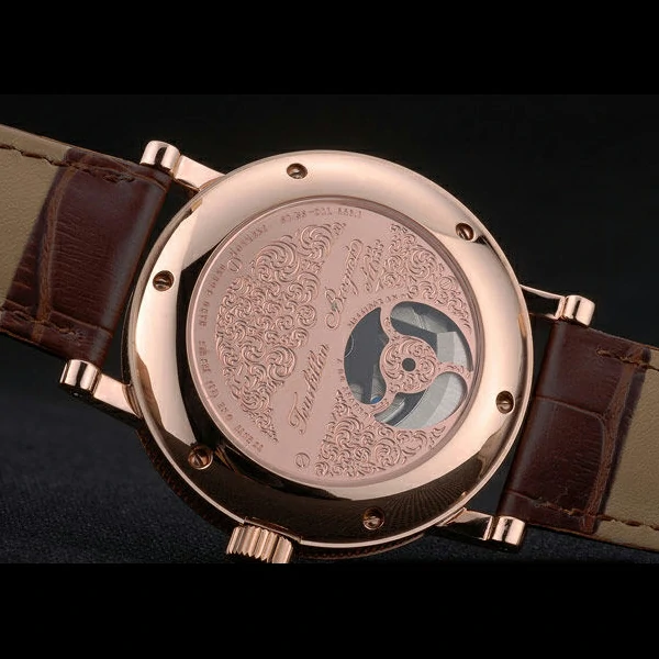 Breguet Classique Complications Rose Gold Case Brown Leather Strap new59061