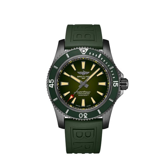 Breitling Replica Watch Superocean Automatic 46 Black Steel DLC-Coated Stainless Steel M173681A1L1S1