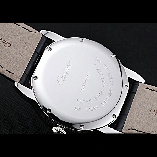 Cartier Moonphase Stainless Silver Dial White Dial new60085
