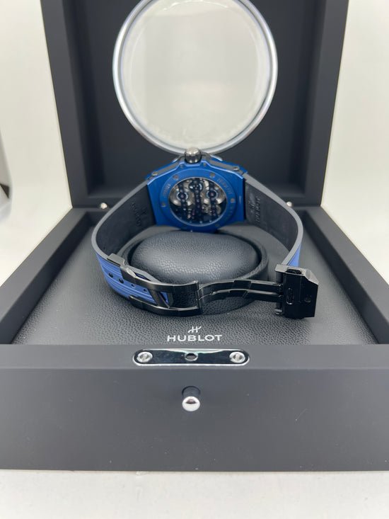 Hublot Replica Watch Big Bang Meca-10 Ceramic Blue 45mm, 414.EX.5123.RX