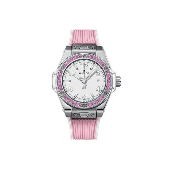 Hublot Replica Watch Big Bang One Click Joyful Steel Pink 33, 485.SP.2210.RX.1233