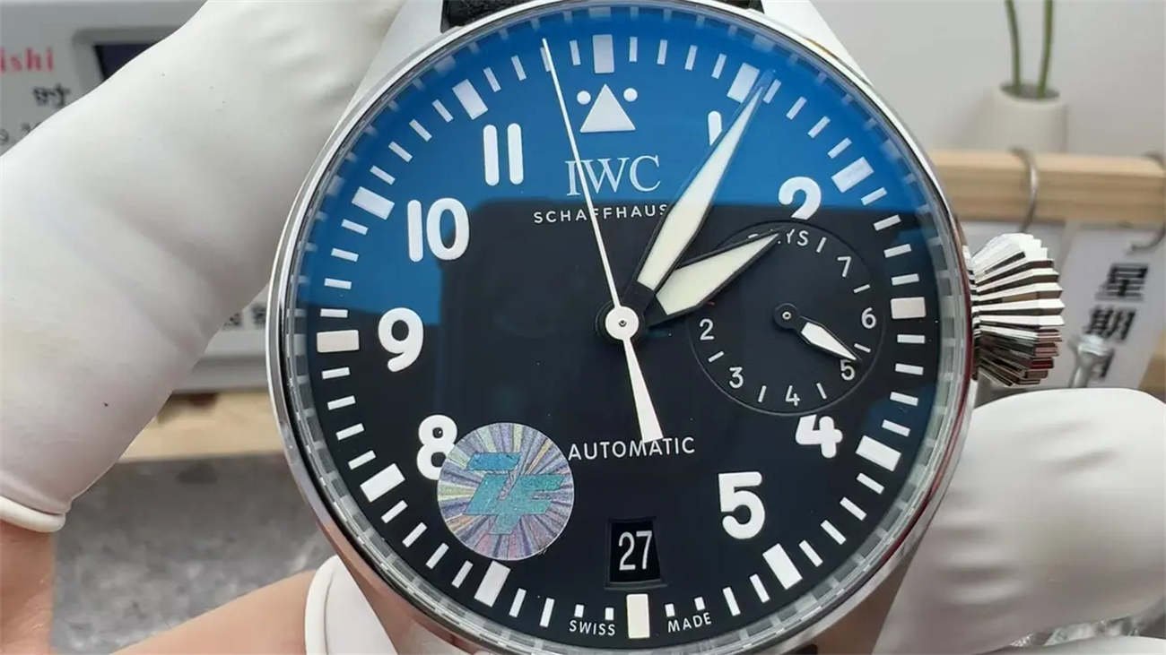 ZF Factory IWC Big Pilot Watch – Premium Stainless Steel Replica with Black Dial