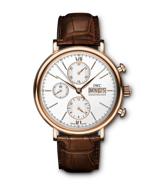 IWC Replica Watch Portofino Chronograph, 18k Rose Gold, 42mm, IW391025