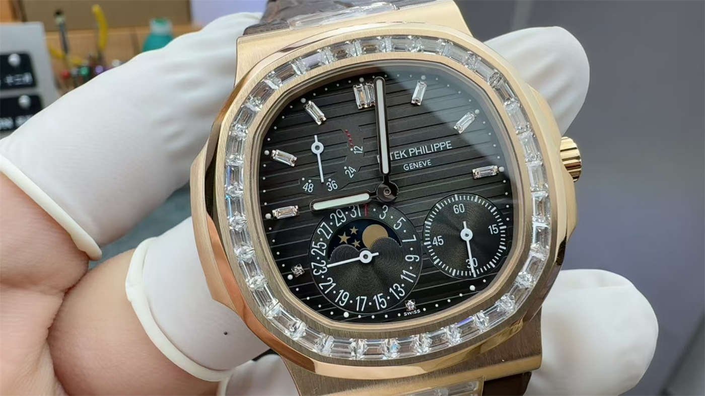 Nautilus 5712GR Diamond Replica – Custom Modified PPF Watch