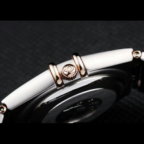 Omega Constellation Jewelry Diamond Case Radial Emblem Brown Dial new58127