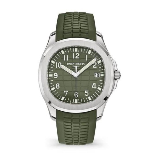 Patek Philippe Replica Watch Aquanaut Jumbo Date, Sweep Seconds, 18k White Gold, 42,2 mm, 5168G-010