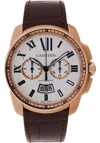 Replica Cartier Calibre de Cartier Chronograph Watch W7100044