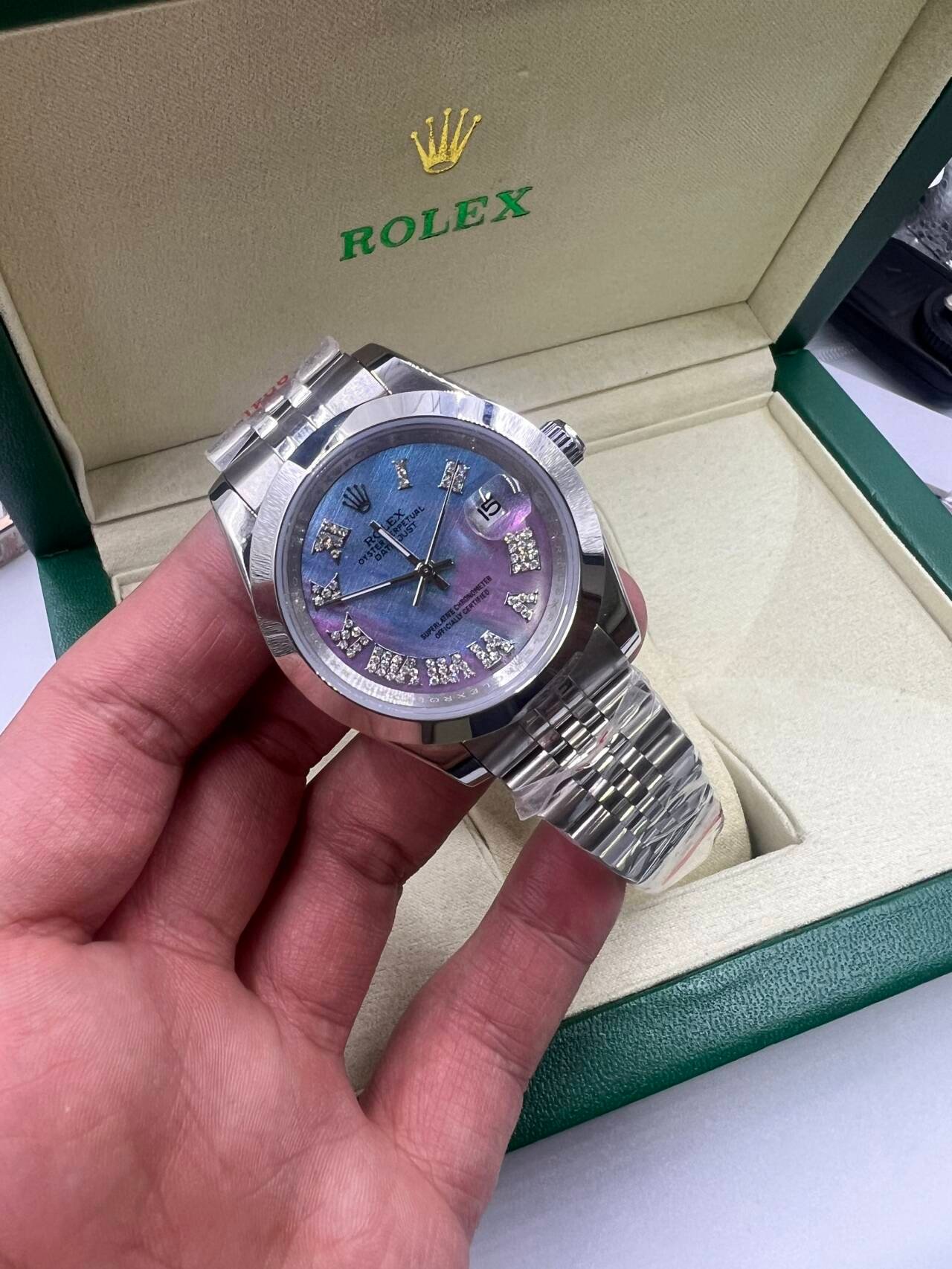 Replica Rolex Datejust MOP Dial 41mm Watch New241109