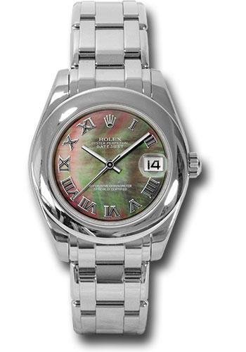 Replica Rolex Datejust Pearlmaster 34mm Watch: 81209 dkmr