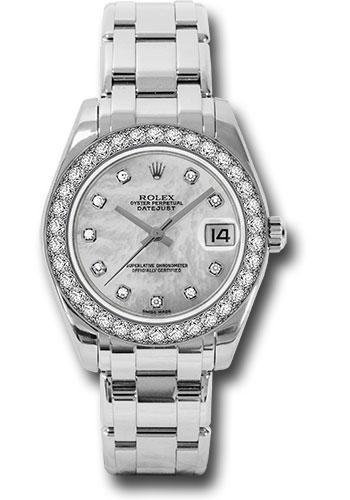 Replica Rolex Datejust Pearlmaster 34mm Watch: 81299 md
