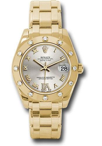 Replica Rolex Datejust Pearlmaster 34mm Watch: 81318 sdr6