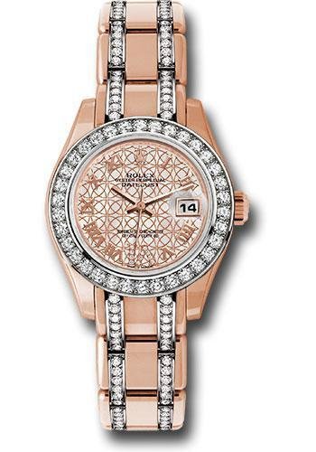 Replica Rolex Datejust Pearlmaster Watch: 80285.74945 mfldr