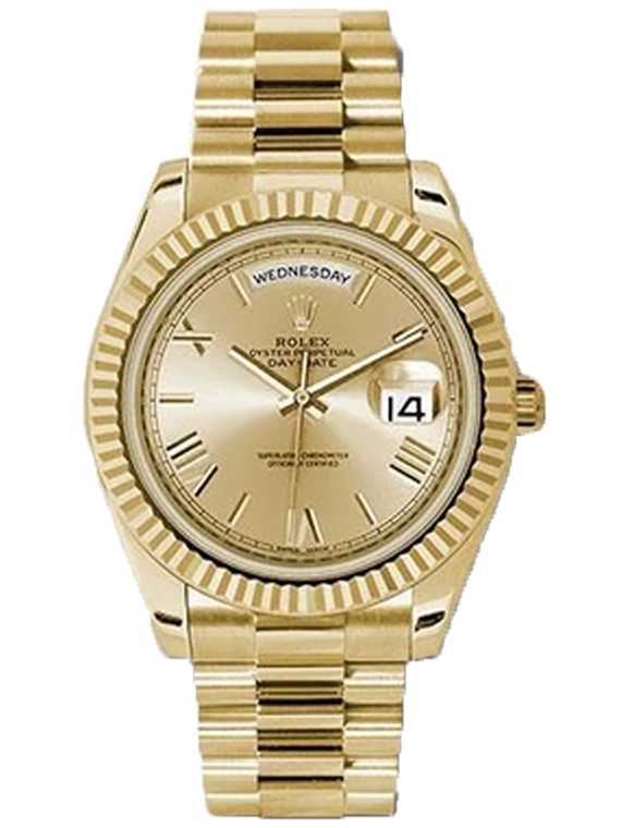 Replica Rolex Oyster Perpetual Day-Date 40 Watch 228238 chrp