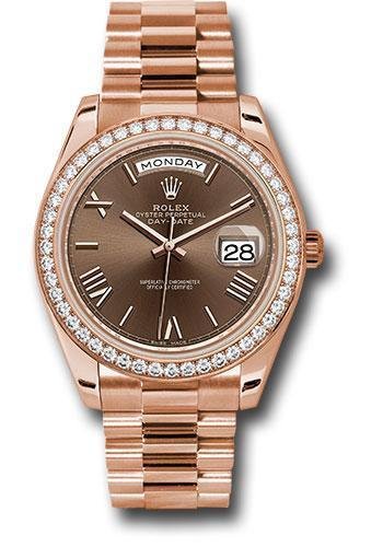Replica Rolex Oyster Perpetual Day-Date 40 Watch 228345RBR chorp