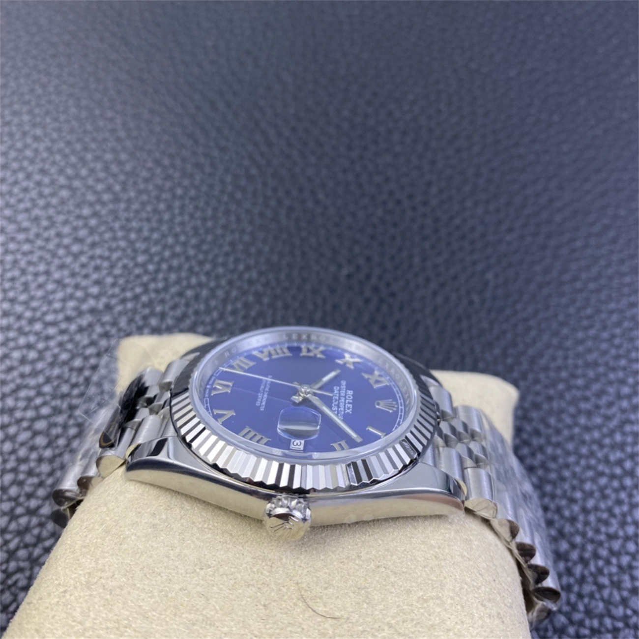 Rolex Datejust 41 Blue Roman Dial – Jubilee Replica Watch