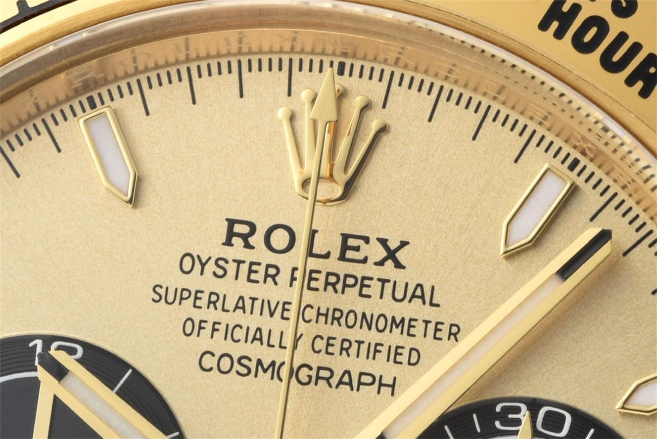 Rolex Daytona 126508 Replica – 18K Yellow Gold Black Dial