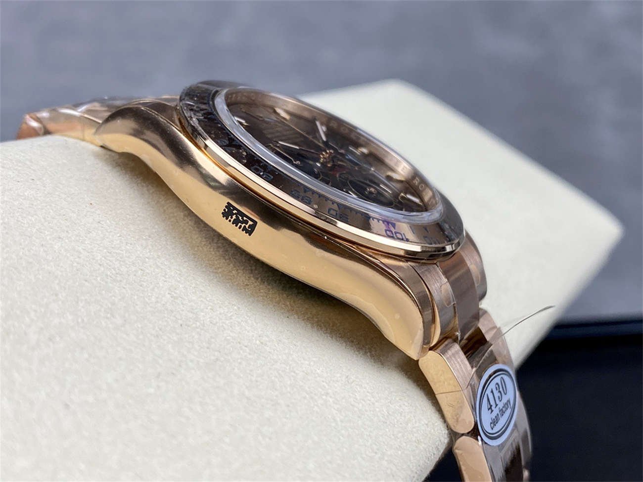 Rolex Daytona Chocolate Dial – Everose Gold 4130 Replica