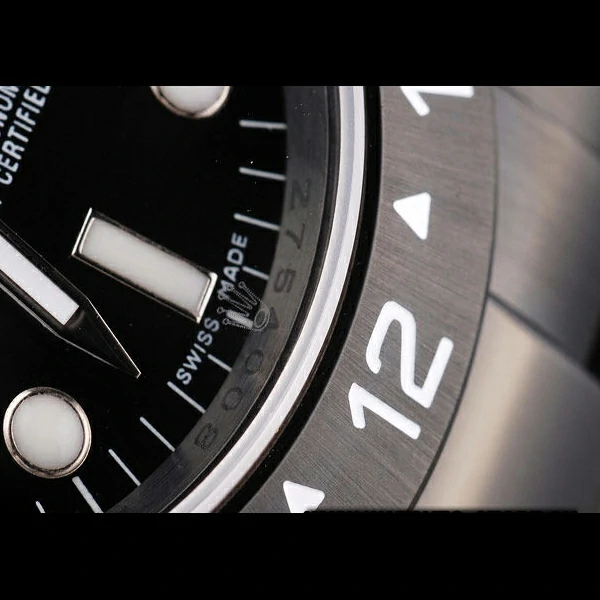 Rolex Explorer Black Ceramic Bezel Black Dial Tachymeter new58723
