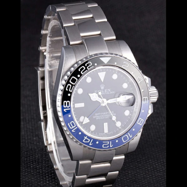 Rolex GMT MASTER II BLACK/BLUE BEZEL 2013 new59478