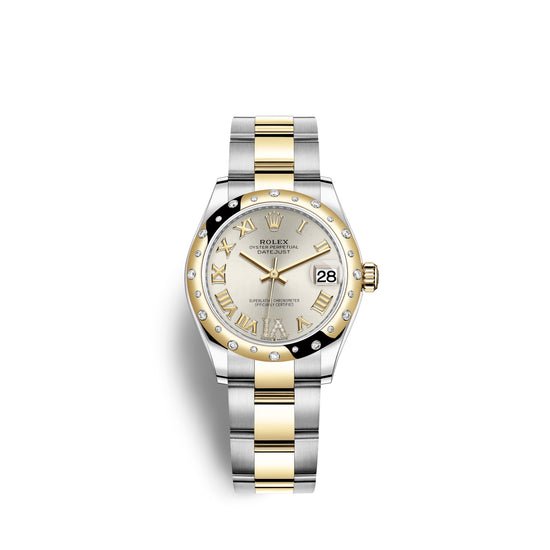 Rolex Replica Watch Datejust 31, Oystersteel, 18kt Yellow Gold and diamonds, 278343RBR-0003