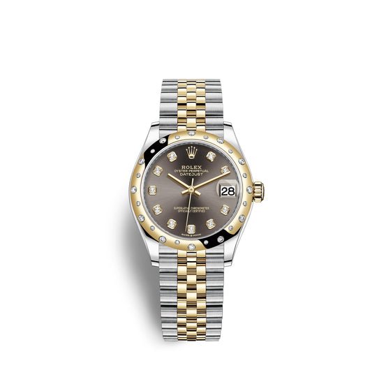Rolex Replica Watch Datejust 31, Oystersteel, 18kt Yellow Gold and diamonds, 278343RBR-0022