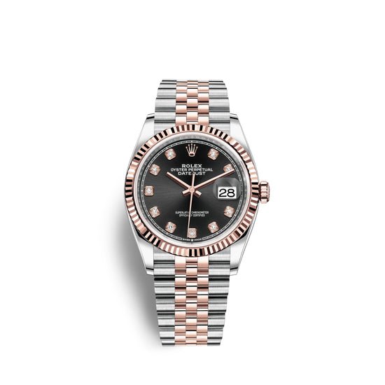 Rolex Replica Watch Datejust 36, 18k Everose Gold and Stainless Steel, 36mm, 126231-0019