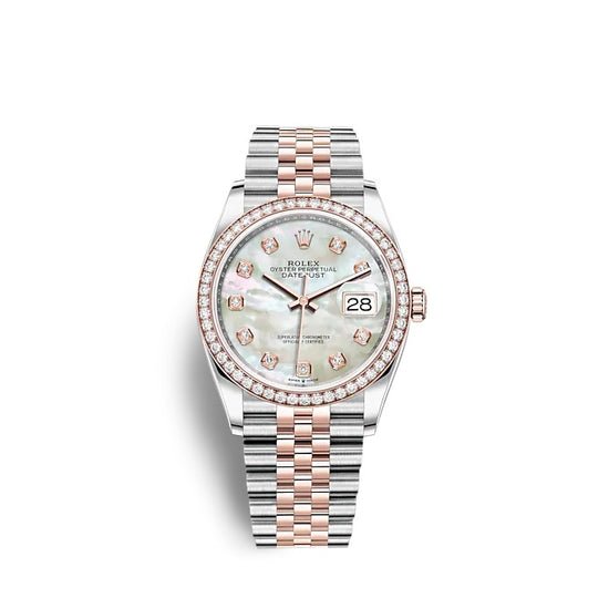 Rolex Replica Watch Datejust 36 Oystersteel and Everose gold 126281RBR-0009