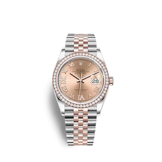 Rolex Replica Watch Datejust 36 Oystersteel and Everose gold 126281RBR-0015