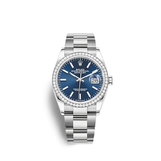 Rolex Replica Watch Datejust 36 Oystersteel and white gold 126284RBR-0010