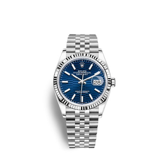 Rolex Replica Watch Datejust 36, Stainless Steel and 18k White Gold, 36mm, 126234-0049