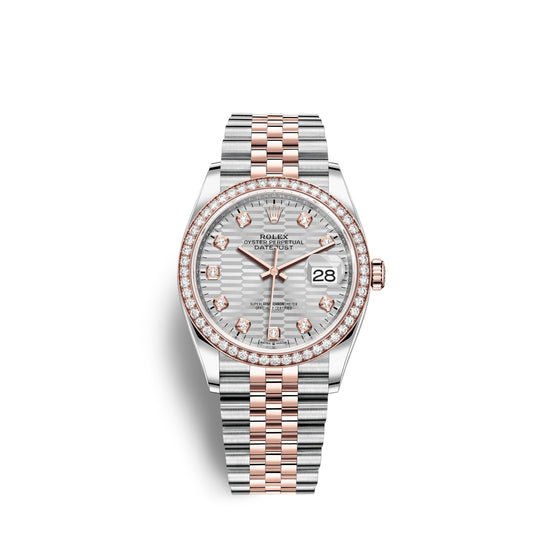Rolex Replica Watch Datejust 36mm, Oystersteel and 18k Everose Gold, 126281rbr-0027