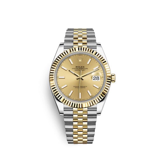 Rolex Replica Watch Datejust 41, 18k Yellow Gold and Stainless Steel, 41mm, 126333-0010
