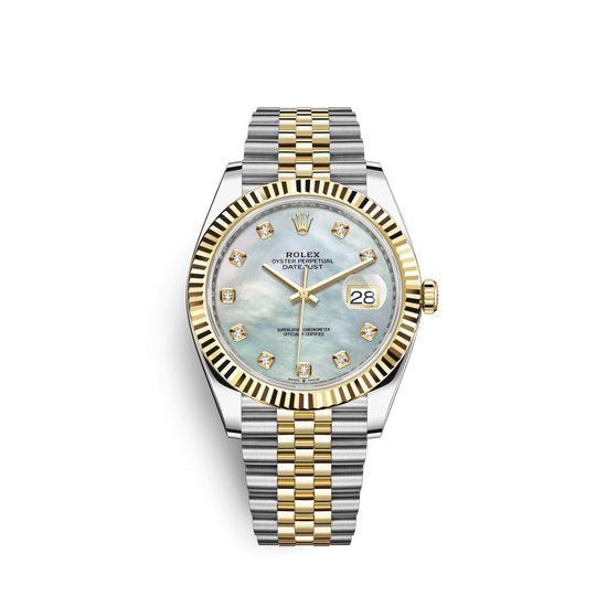 Rolex Replica Watch Datejust 41, 18k Yellow Gold and Stainless Steel, 41mm, 126333-0018