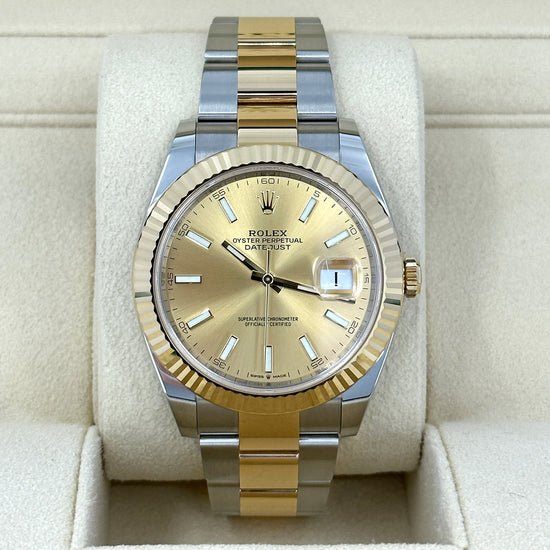 Rolex Replica Watch Datejust 41 Oystersteel and yellow gold 126333-0009