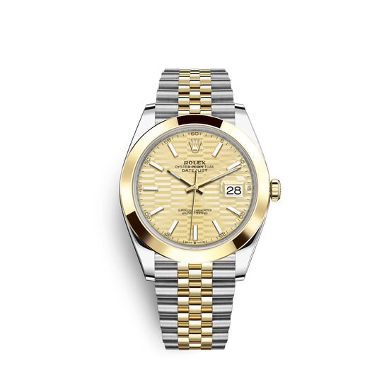 Rolex Replica Watch Datejust 41mm, Oystersteel and 18k Yellow Gold, 126303-0022