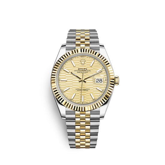 Rolex Replica Watch Datejust 41mm, Oystersteel and 18k Yellow Gold, 126333-0022