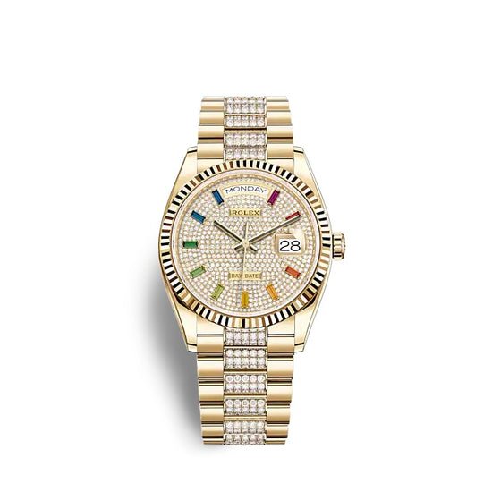 Rolex Replica Watch Day-Date 36 Yellow gold 128238-0052