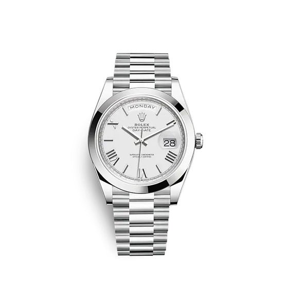 Rolex Replica Watch Day-Date 40 Platinum 228206-0028