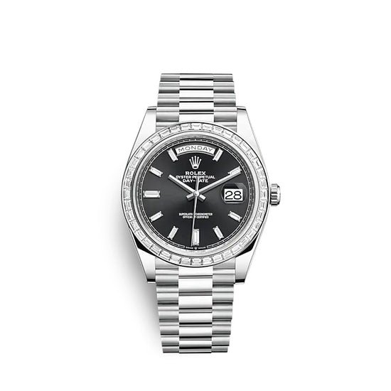 Rolex Replica Watch Day-Date 40 Platinum 228396TBR-0012