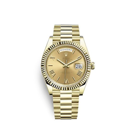 Rolex Replica Watch Day-Date 40 Yellow gold 228238-0006