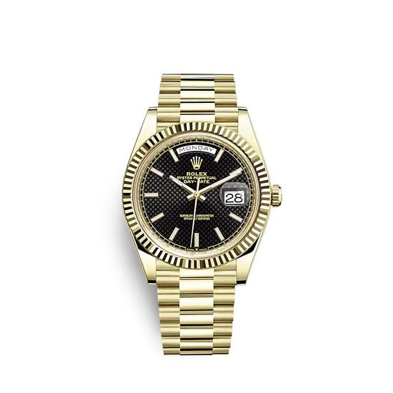 Rolex Replica Watch Day-Date 40 Yellow gold 228238-0007