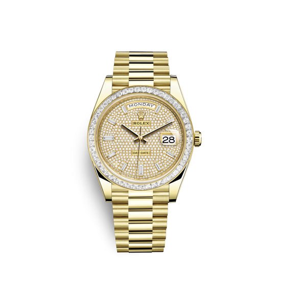 Rolex Replica Watch Day-Date 40mm, 18k Yellow Gold, 228398tbr-0036