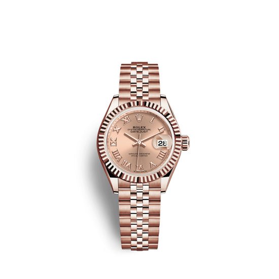 Rolex Replica Watch Lady-Datejust 28, 18k Everose Gold, 279175-0028