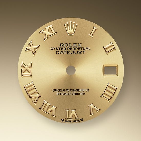 Rolex Replica Watch Lady-Datejust 28, 18k Yellow Gold, 279178-0022