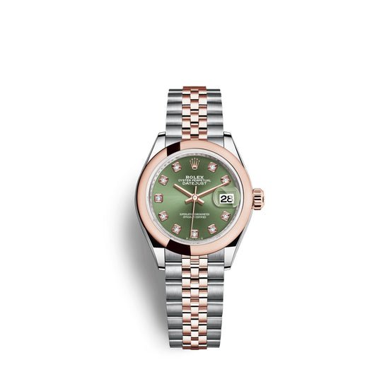 Rolex Replica Watch Lady-Datejust 28, Oystersteel and 18k Everose Gold, 279161-0007