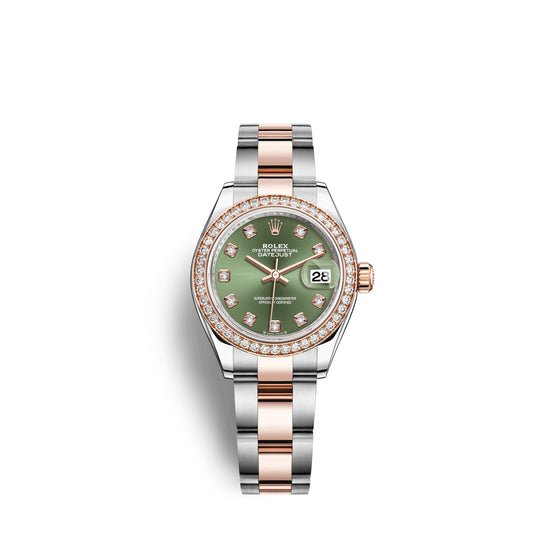 Rolex Replica Watch Lady-Datejust 28, Oystersteel and 18k Everose Gold, 279381RBR-0008