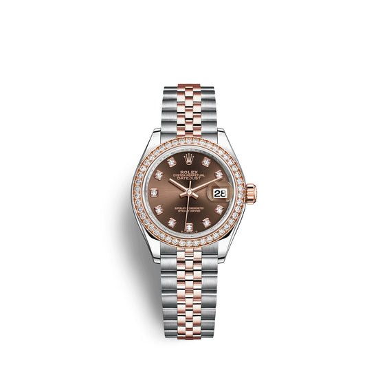 Rolex Replica Watch Lady-Datejust 28, Oystersteel and 18k Everose Gold, 279381RBR-0011