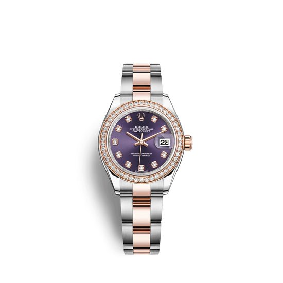 Rolex Replica Watch Lady-Datejust 28, Oystersteel and 18k Everose Gold, 279381RBR-0016